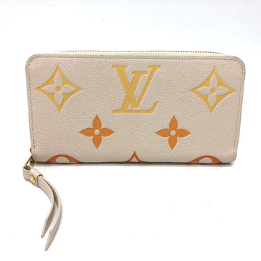 LOUIS VUITTON Long Wallet Purse M80402 Monogram Ann Platt Leather beige Monogram Ann Platt Zippy wallet